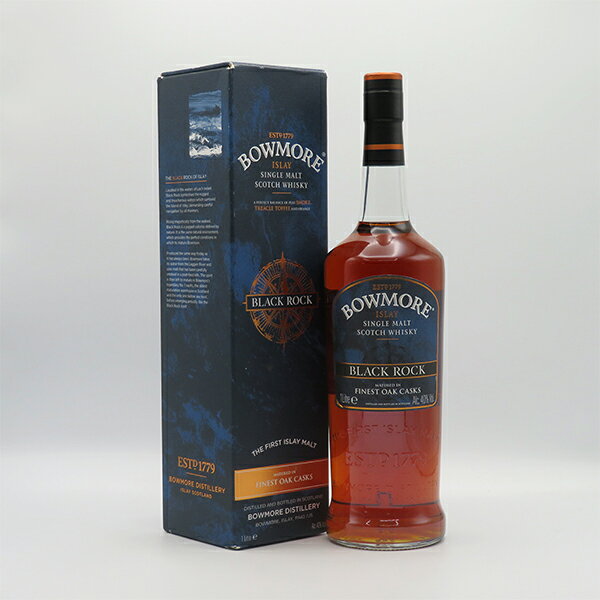 ボウモア ブラックロック 40度 1000ml 並行品 （専用BOX入） 【BLACK ROCK】