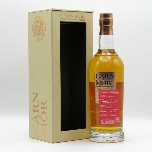 【カーンモア：セレブレーション・オブ・ザ・カスク】ダルユーイン29年 1995-2025 バーボンバレル 50.4..