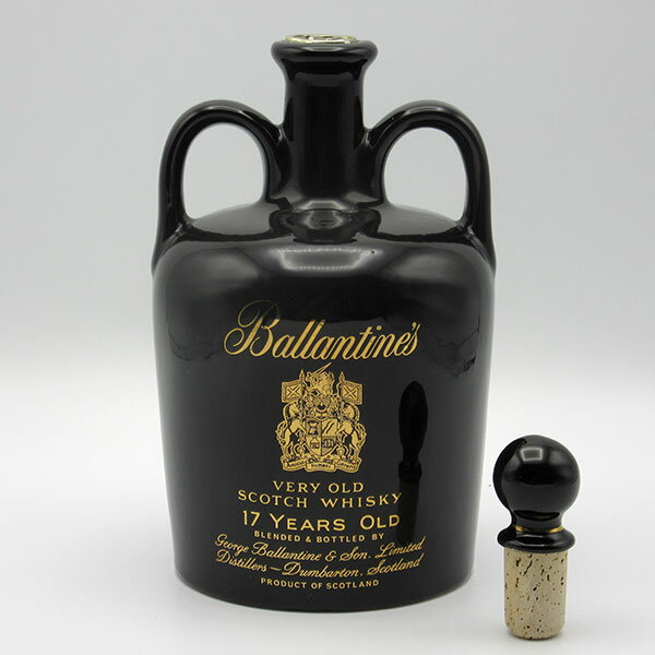 バランタイン　ウイスキー 【レトロ】バランタイン17年 （Ballantine's） 陶器ボトル 750ml 並行品 （替栓付き・箱なし）