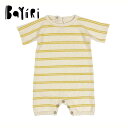 【Bayiri】Sunny Jumpsuit - Milk & Sunny Yellow Stripes