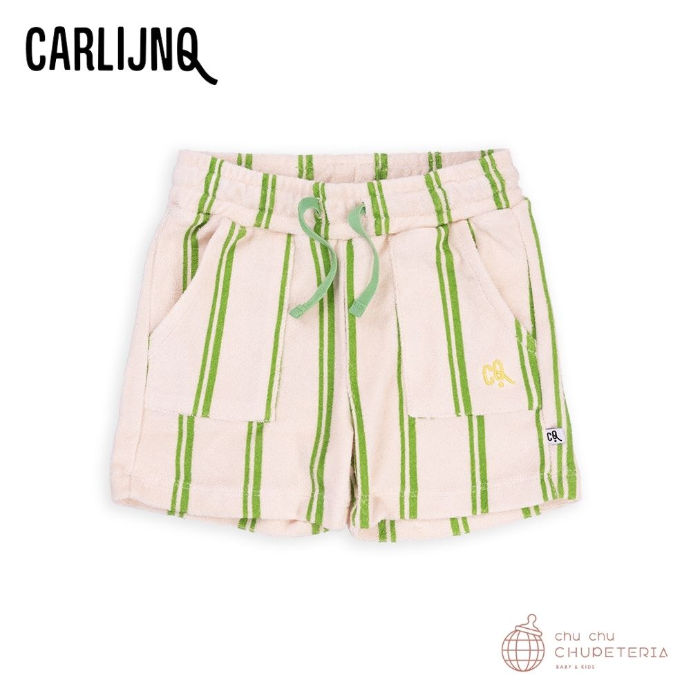 yN[|ōő2000~ItzyCarlijnQzStripes green - short loose fit