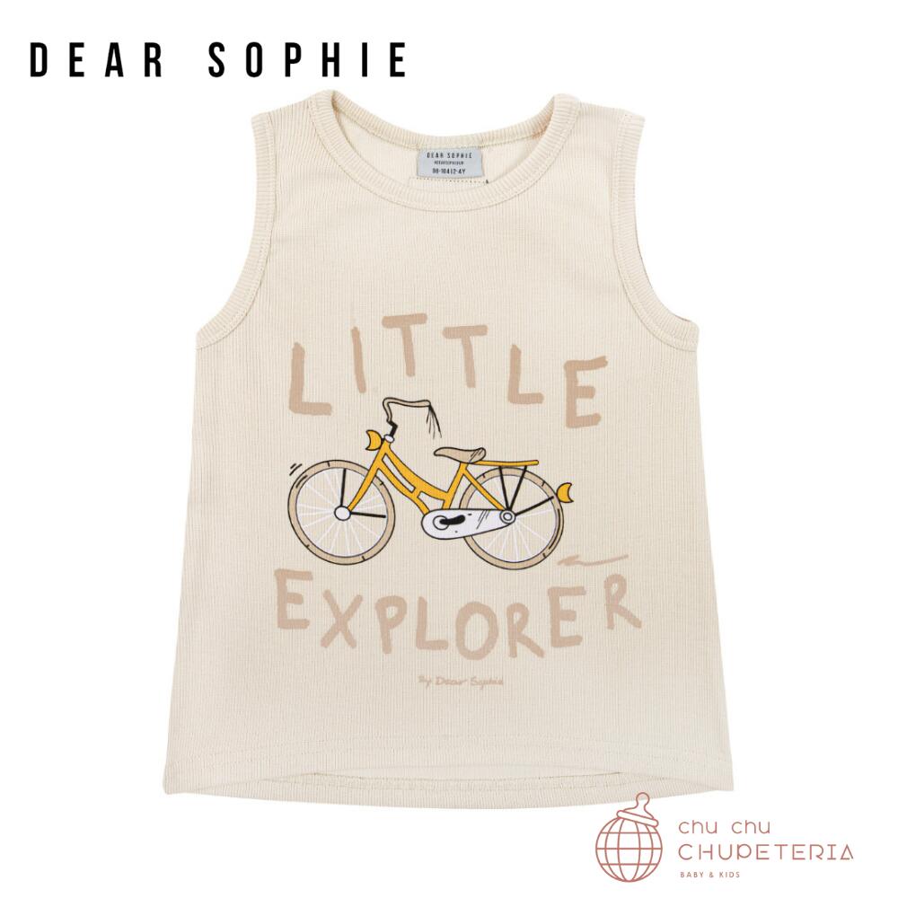 \\楽天スーパーSALE//【DEAR SOPHIE】BIKE ECRU / RIB TANK TOP