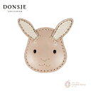 【Donsje】Blinc Clip - Pink Bunny / ドンシェ ヘアクリップ ヘアアクセ ウサギ うさぎ 兎 メタリック