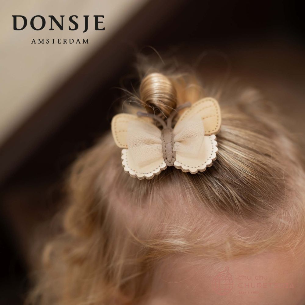 ��Donsje��Qalja Clip - Vlinder - Gold Metallic Nubuck��/���ɥ󥷥����إ�����åס��إ���������ĳ�������祦���᥿��å����쥶�����������