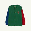 【The Animal Observatory】Color Toucan Kids Cardigan - Green - F22101_188_AX