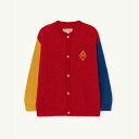 【The Animal Observatory】Color Toucan Kids Cardigan - Red - F22104_190_CE