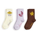 【mini rodini】Starfall 3-pack socks