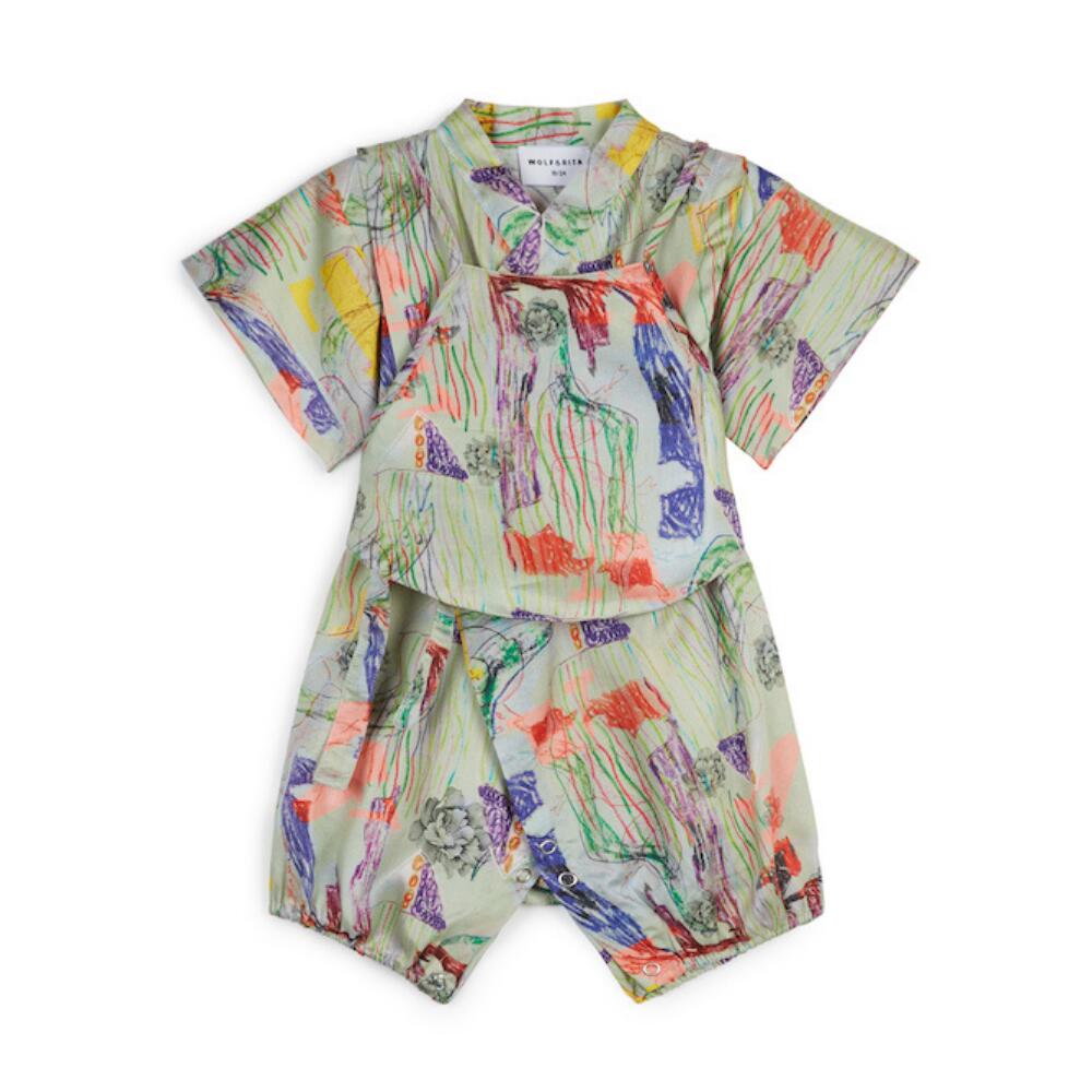 Size: 6-12M (62-74cm) 12-18M (74-86cm) 18-24M (86-92cm) &nbsp; 身幅 肩幅 着丈 袖丈 6-12M 26 22 38 8.5 12-18M 28 24 41.5 9 18-24M 29 26 44.5 11 Material 100% COTTON Important:&nbsp; ・当店は海外商品を取り扱っているセレクトショップですので、 海外製品は日本製品と検品の基準が異なることをご理解いただきご注文ください。 ・商品に欠陥がある場合を除き、返品には応じかねますのでご了承ください。 ・ご注文後のカラー、サイズ変更、キャンセルは承っておりません。 ・即納と入荷予定の商品を同梱でご購入の場合はすべてが揃ってからの発送となります。 ・商品画像は、お手持ちのパソコンや携帯電話のブラウザによって、実物の色と若干異なって見える場合がございます。 ・他ショッピングサイトと在庫を共有しているため、ご注文後にキャンセルさせていただくことがございますので了承ください。