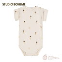 【STUDIO BOHEME】BODYSUIT BAMA - OFF WHITE - ICE CREAM - / スタジオボエム ボエム 海外子供服 こども服 25ss 男の子 女の子 ロンパース ボディスーツ babysuit アイス柄(4)