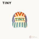 【TINY COTTONS】DROP1 : STRIPED CAP vanilla/summer red / タイニーコットン タイニー 25SS 帽子 キャッ...