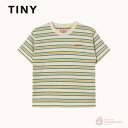 【TINY COTTONS】STRIPES MULTICOLOR TEE light cream / タイニーコットン タイニー 25SS カットソー Tシャツ