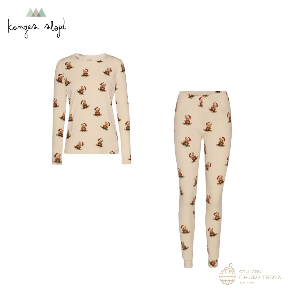 Rakuten - 【konges sloejd】PARENTS CHRISTMAS PJ SET GOTS / コンゲススロイド　クリスマス　パジャマ　ルームウェア　くま　ベア　クリスマス