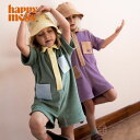 【happymess】child terry jumpsuit