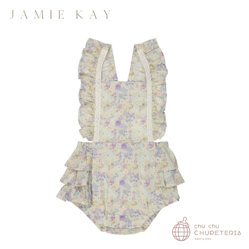 yJAMIE KAYzOrganic Cotton Madeline Playsuit - Mayflower