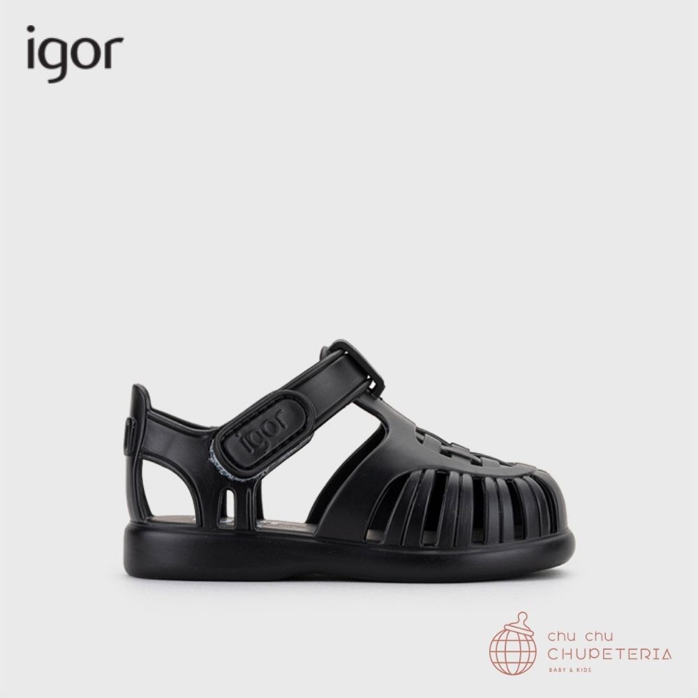 【igor】TOBBY SOLID - NEGRO /　igor　イゴール　サンダル　公式　キッズ　水陸両用 　TOBBY SOLID　トビーソリッド 2