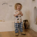 【organic zoo】Pottery Blue Gingham Fisherman Pants