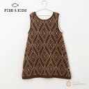 【Fish & Kids】FLOWERT KNIT DRESS / フィッシュアンドキッズ フィッシュ&キッズ 25AW ワンピース ドレス ニット 子供服 こ...