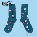 【Coucou Suzette】Wine Socks / ククシュゼット クク 正規商品 正規 公式 ヘアアクセ ヘッドアクセ ヘアクリップ クリップ バレッタ クロー かんざし ソックス 靴下 くつ下