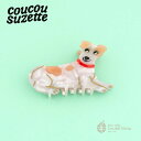 \\3,980円以上送料無料 //【Coucou Suzette】Jack Russel Hair Claw / ククシュゼット クク 正規商品 正規 公式 ヘ...