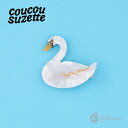 \\3,980円以上送料無料 //【Coucou Suzette】Swan Hair Clip / ククシュゼット クク 正規商品 正規 公式 ヘアアクセ ヘ...