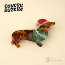 \\3,980円以上送料無料 //【Coucou Suzette】Chilly Dachshund Hair Claw / ククシュゼット クク 正規商品 正規...