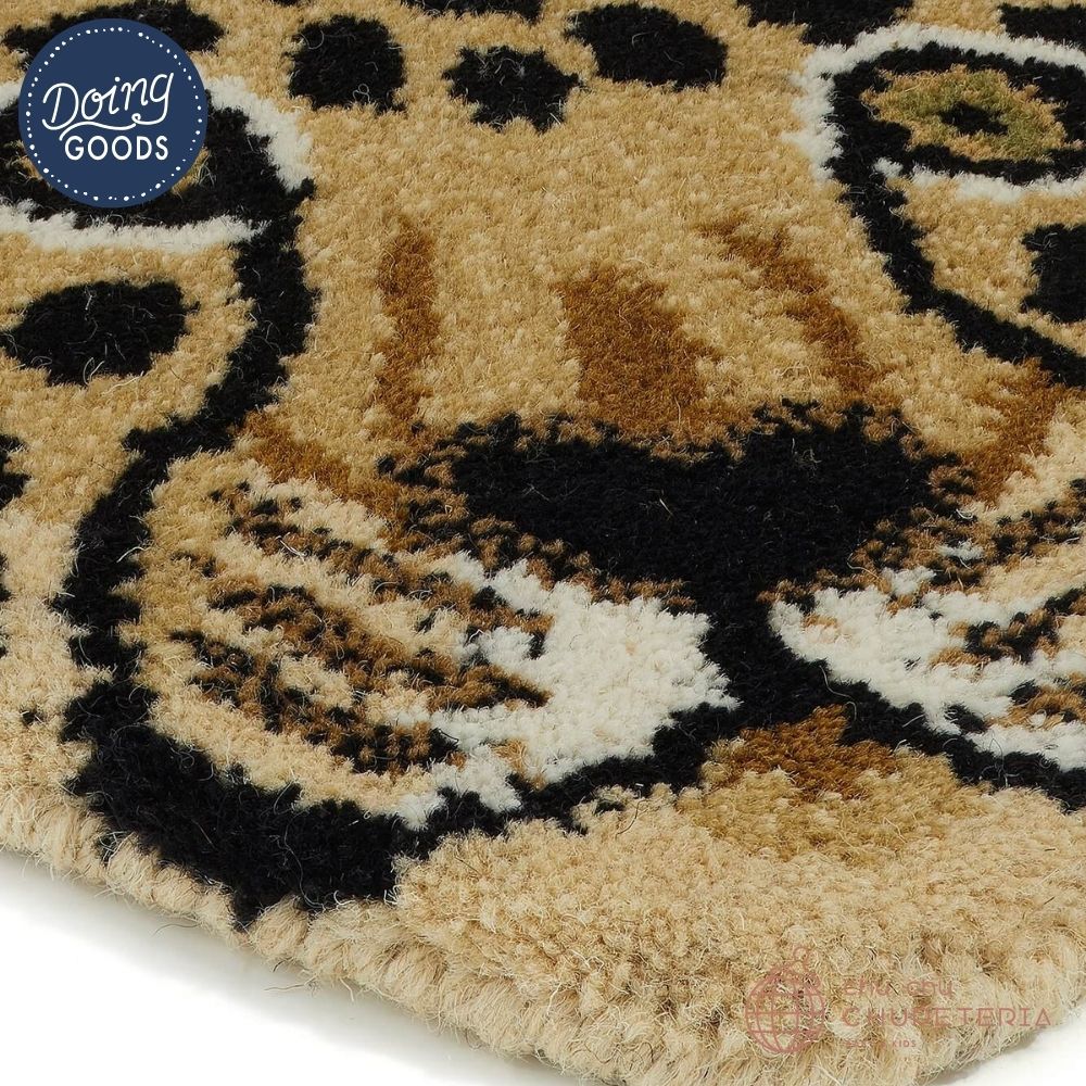 【Doing Goods】Loony Leopard Head Rug / ドゥーインググッズ  雑貨 ラグ インテリア アニマル レオパード 壁飾り ベンチマット 子供部屋 [2]
