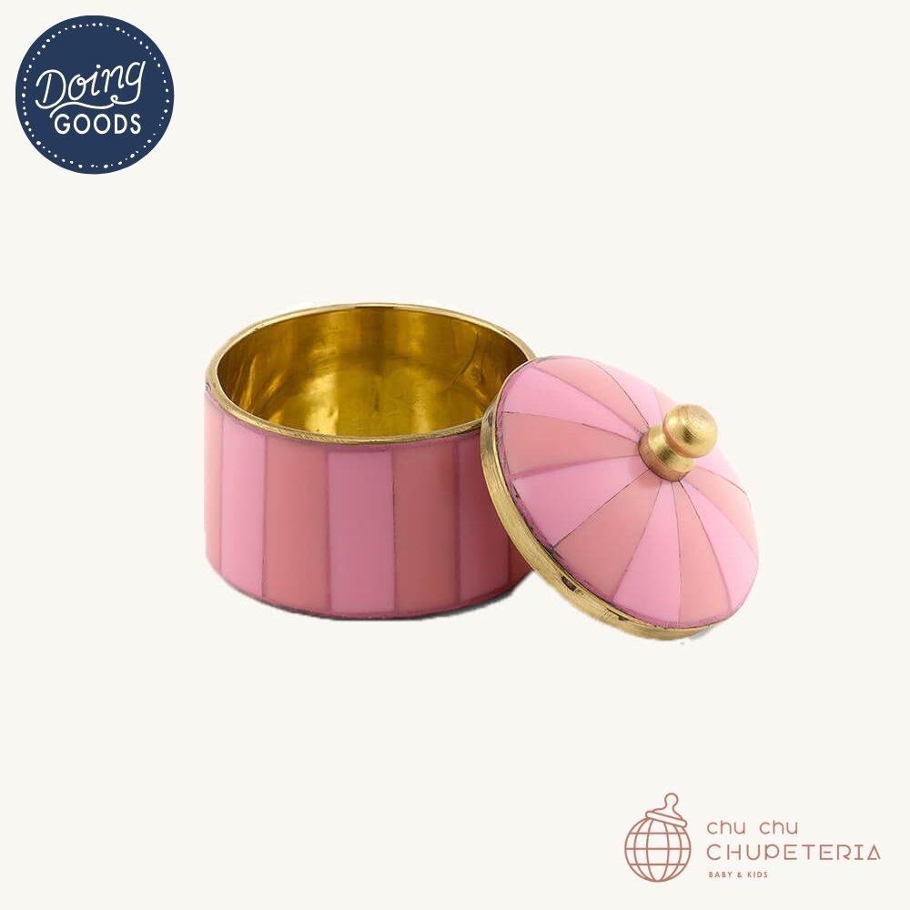 【Doing Goods】Bailey Circus Box Pink / ドゥーインググッズ 　雑貨　小物入れ　BOX　ボックス　アクセサリーボックス　インテリア　蓋付き — vista 2
