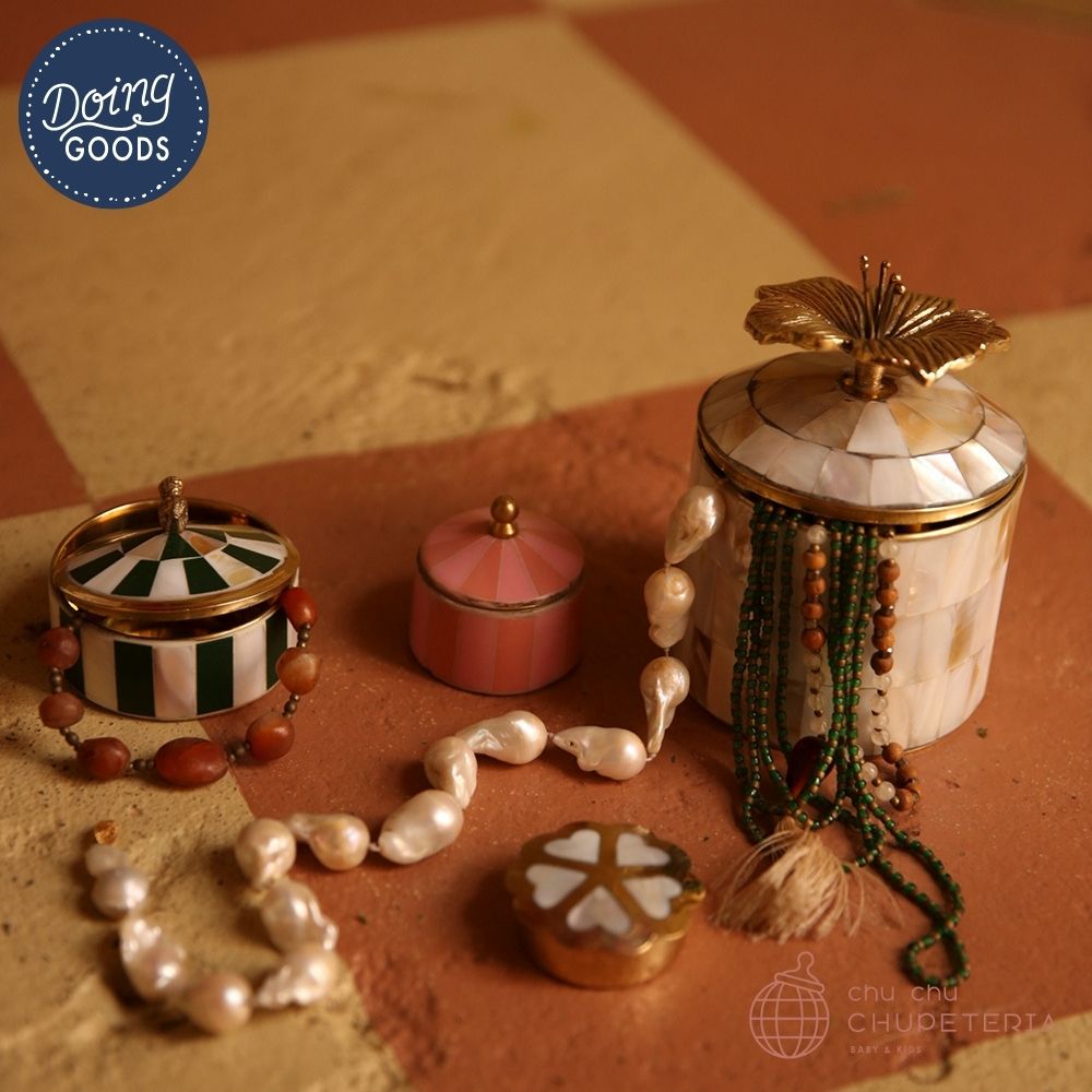 【Doing Goods】Bailey Circus Box Pink / ドゥーインググッズ 　雑貨　小物入れ　BOX　ボックス　アクセサリーボックス　インテリア　蓋付き — vista 3