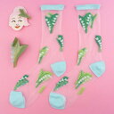 【Coucou Suzette】Lily of the Valley Sheer Socks ククシュゼット 正規品