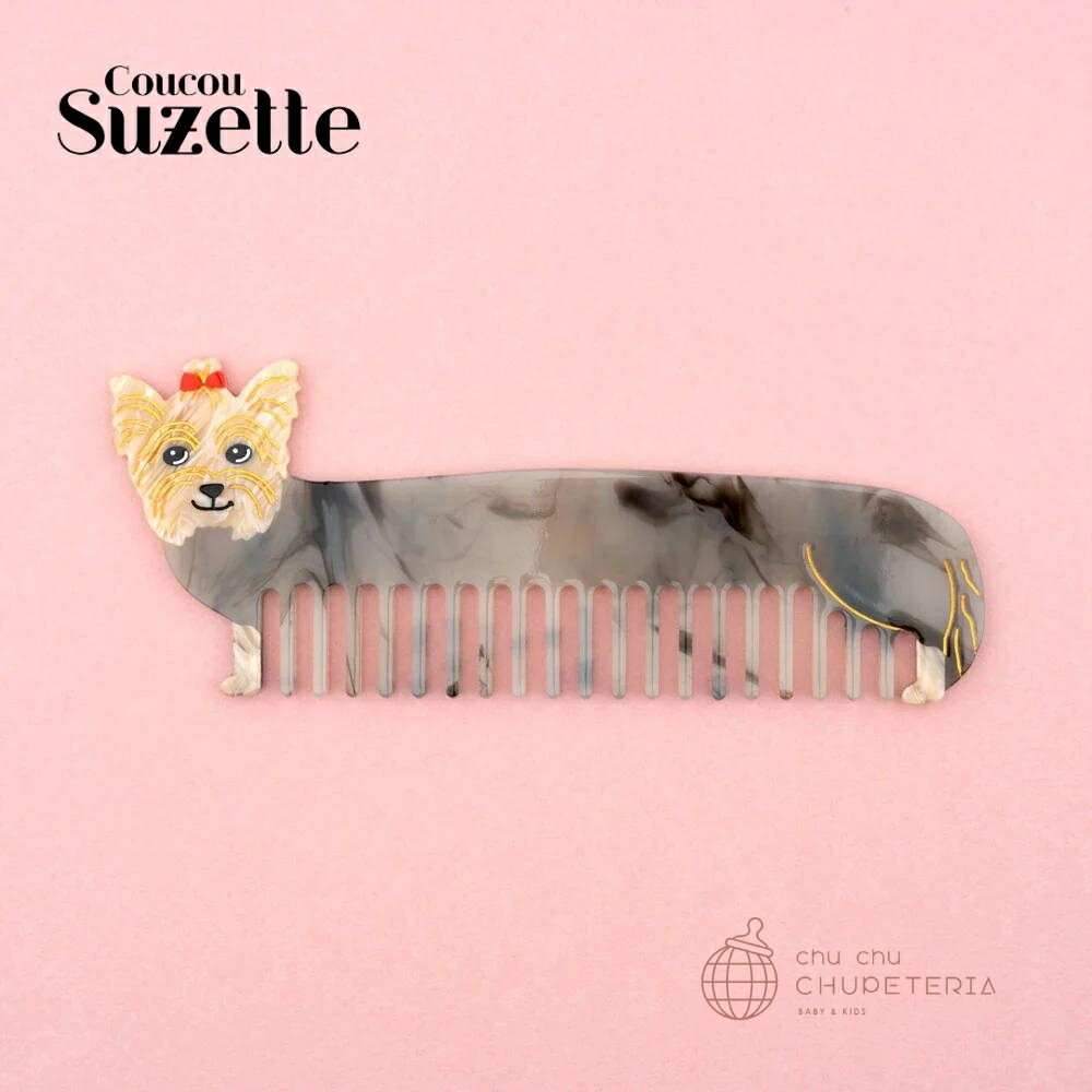 【正規品 3,980円以上 送料無料】【Coucou Suzette】Yorkshire Comb VERY 雑誌 掲載 神崎恵 ねこ 犬 花