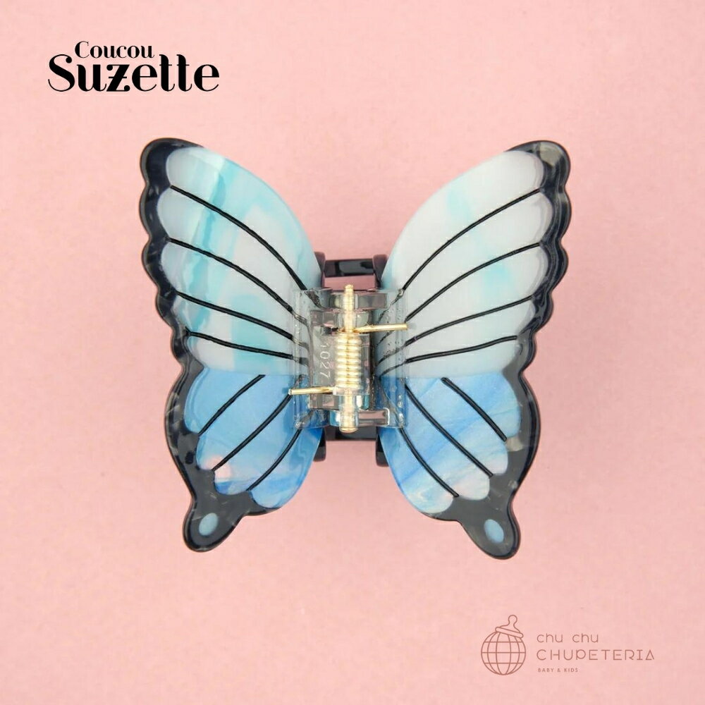 yKi 3,980~ȏ zyCoucou SuzettezBlue Butterfly Hair Claw NNV[bg VERY G f _b ˂  