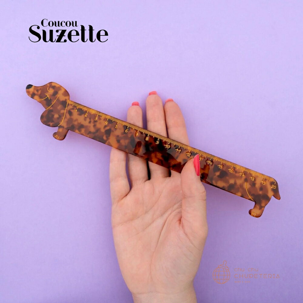 \\ 楽天スーパーSALE 10%OFF //【Coucou Suzette】Dachshund Rulerのサムネイル