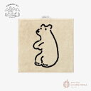 《送料無料》【WARMGREY TAIL】HUGGY BEAR HAND TOWEL - CREAM