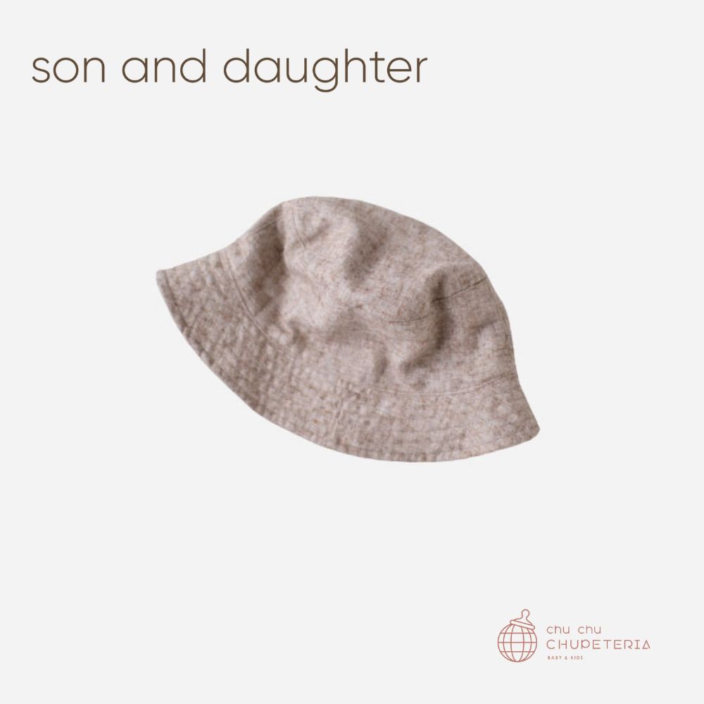 Rakuten - 【son and daughter】Kids: OILIO BUCKET HAT /海外子供服 リネン 帽子 ハット バケットハット ナチュラル シンプル おしゃれ 女の子 男の子 正規品