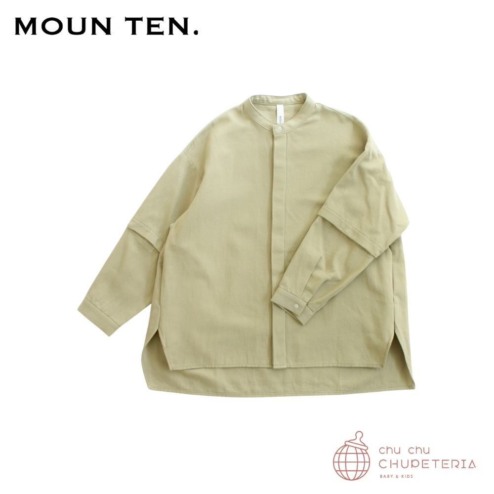 【MOUN TEN.】c/hemp detachable shirt - hemp (25AW)