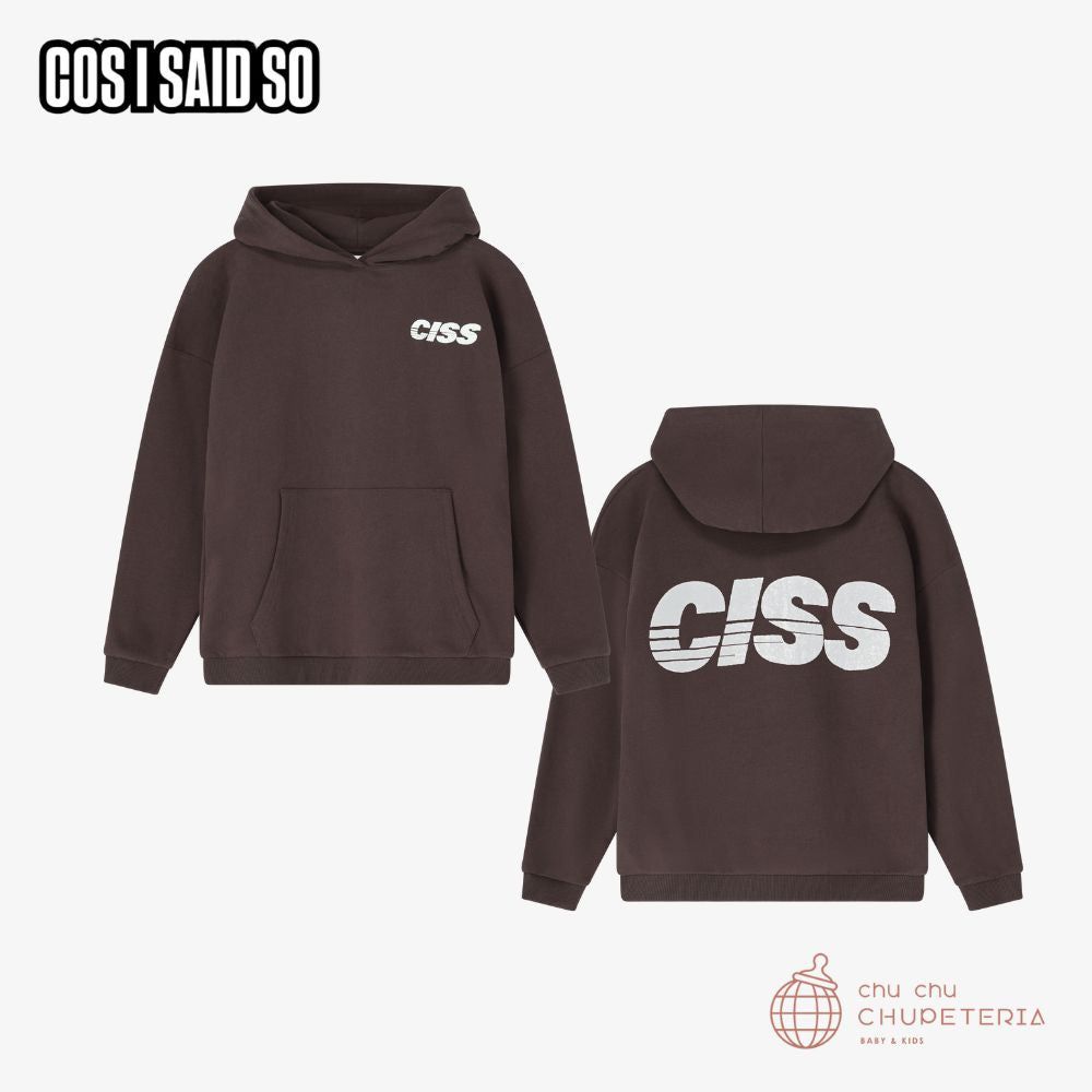 【COS I SAID SO】HOODIE / chocolate - CISS (25AW)