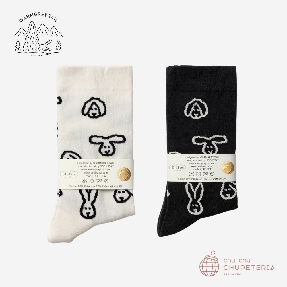 《送料無料》【WARMGREY TAIL】BUNNY BUNNY SOCKS (2色)のサムネイル