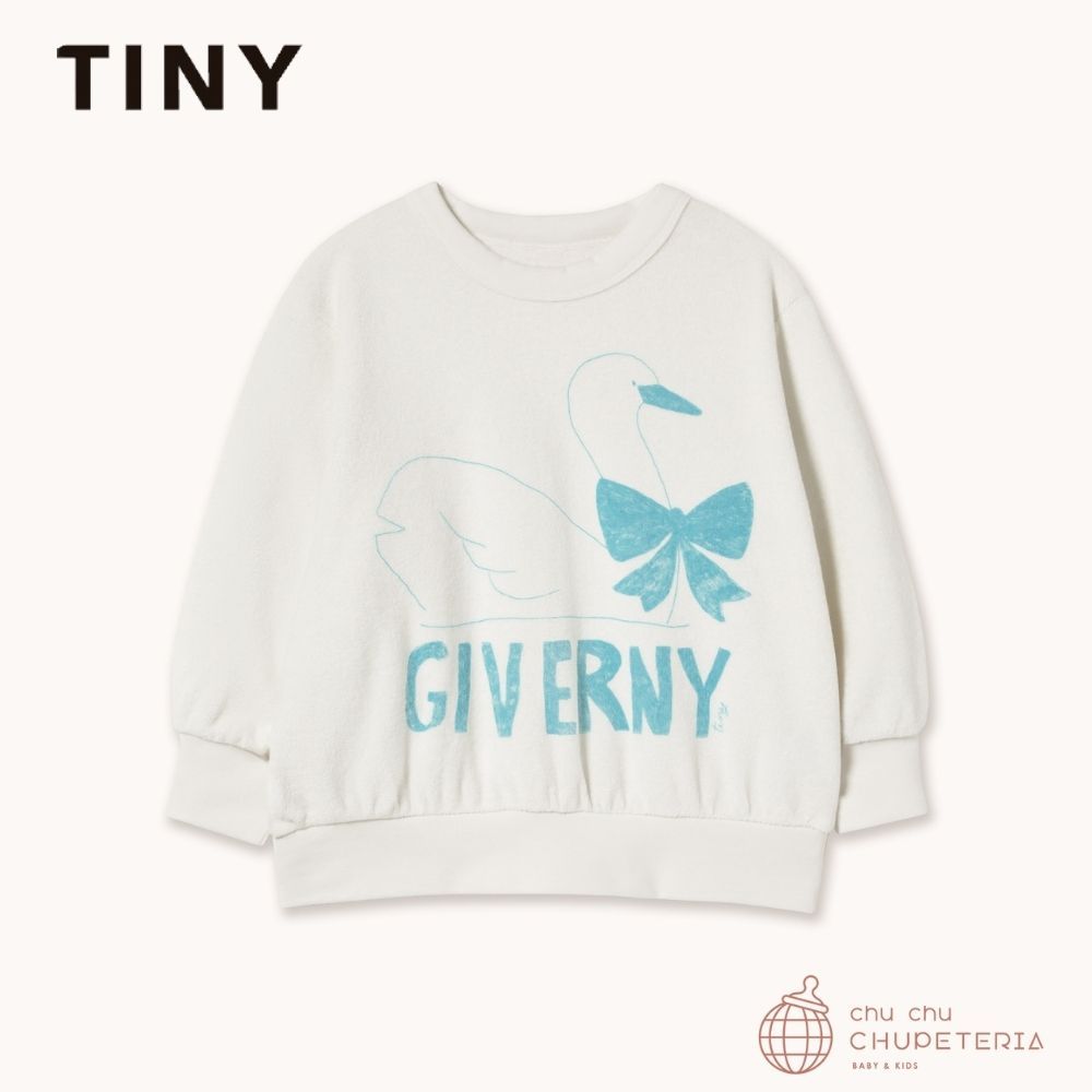 Rakuten - 【TINYCOTTONS】[Drop 1] SWAN GRAPHIC SWEATSHIRT off-white (26SS)