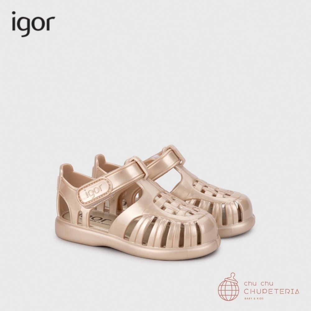 Rakuten - 《5月中下旬入荷予定》【igor】TOBBY NACAR - PLATINO / イゴール　サンダル 　PVC 　キッズ　男の子 　女の子　水陸両用 　TOBBY SOLID