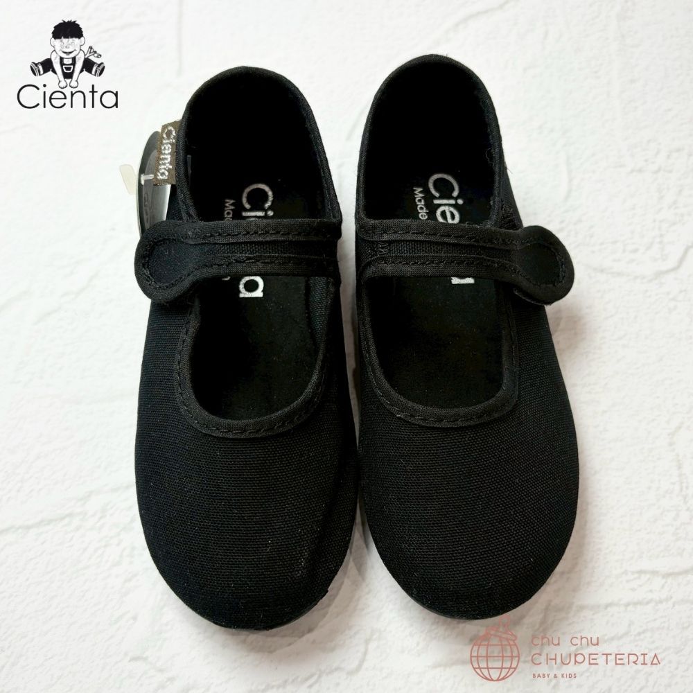 Rakuten - 【CIENTA】 Velcro Ballet Shoes - A500 Negro/ シエンタ 靴 キッズベルクロシューズ バレエシューズ 卒園 入園 入学 子ども靴 フォーマル靴 オケージョン