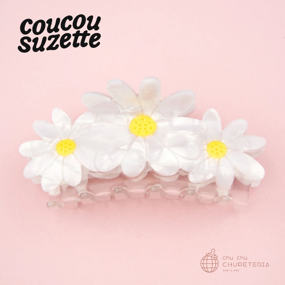Rakuten - \\ 3,980円以上送料無料 //【最新作】【Coucou Suzette】Trio Daisies Hair Claw / ククシュゼット クク 正規商品 正規 ヘアアクセ デイジー 花 フラワー