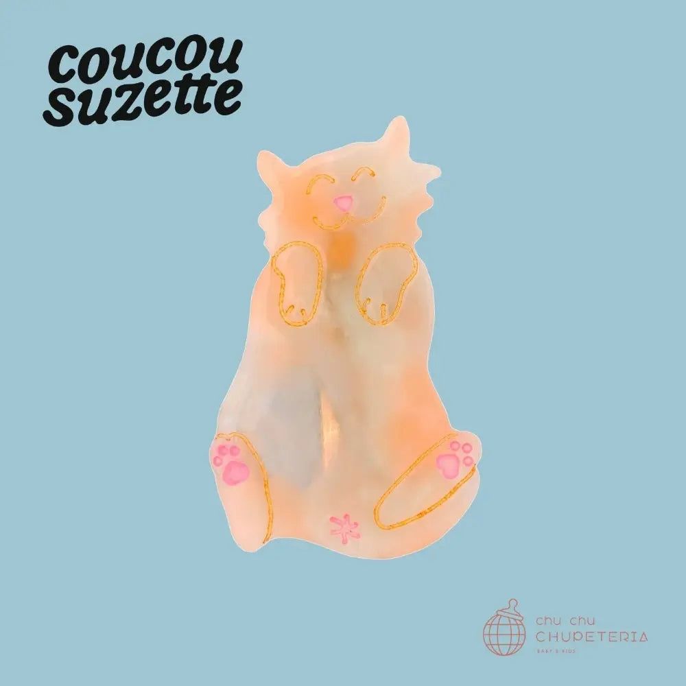 Rakuten - 【Coucou Suzette】Ginger Cat Hair Clip /ヘッドアクセ ヘアクリップ クリップ バレッタ クロー かんざし クロー ヘアクロー 正規代理店 猫 クク ククシュゼット ギフト プレゼント