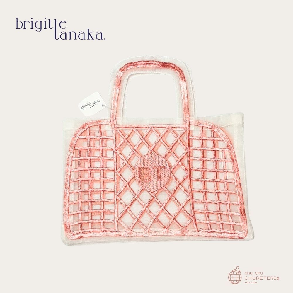 乐天商城 - 《送料無料》【Brigitte Tanaka】26SS Collection - Plastic Pink Small Bag / ブリジット タナカ オーガンジー バッグ ギフト エコバッグ ポーチ