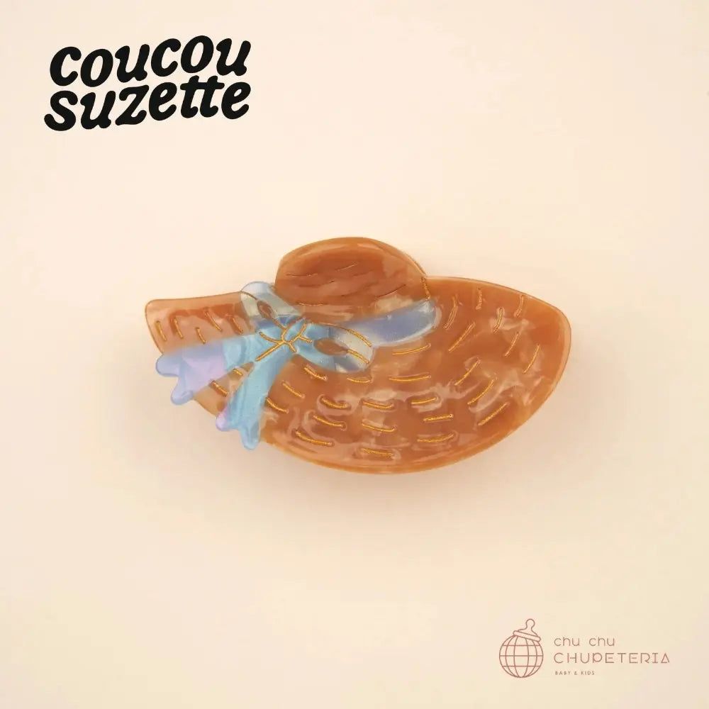 Rakuten - \\ 3,980円以上送料無料 //【Coucou Suzette】Straw Hat Hair Claw / ククシュゼット クク 正規商品 正規 ヘアアクセ ヘアクリップ クリップ バレッタ クロー かんざし 麦わら帽子 麦わら帽