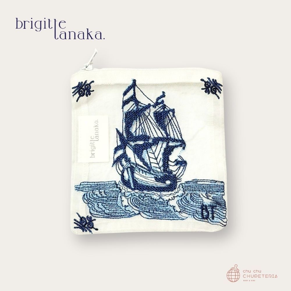 乐天商城 - 《送料無料》【Brigitte Tanaka】 Delft Carreau Pouch / ブリジット タナカ オーガンジー バッグ ギフト エコバッグ ポーチ