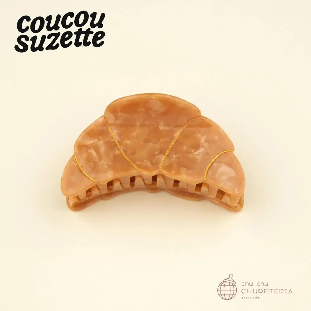 Rakuten - 【Coucou Suzette】Croissant Hair Claw / ヘッドアクセ ヘアクリップ クリップ バレッタ かんざし クロー ヘアクロー ギフト プレゼント 正規代理店 クロワッサン パン フランス クク ククシュゼット