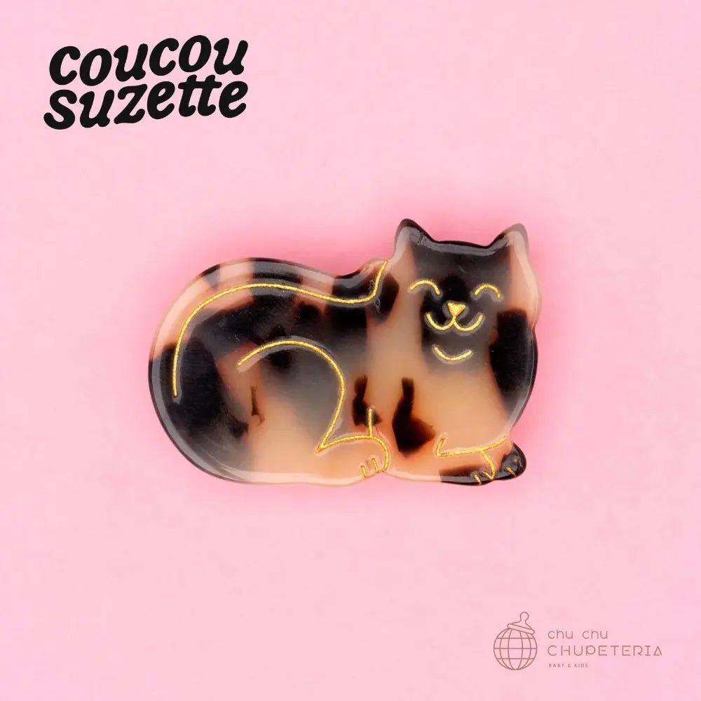 Rakuten - 【Coucou Suzette】Tabby Cat Hair Clip / ヘッドアクセ ヘアクリップ クリップ バレッタ かんざし クロー ヘアクロー ギフト プレゼント 正規代理店 クク ククシュゼット とらねこ 虎猫