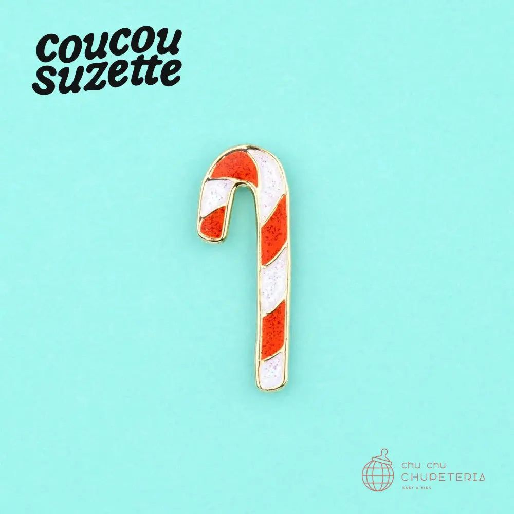 Candy Cane Pin / ヘッドアクセ ヘアクリップ クリップ バレッタ かんざし クロー ヘアクロー ギフト プレゼント 正規代理店 クリスマス キャンディーケーン　ピンバッチ クク ククシュゼット