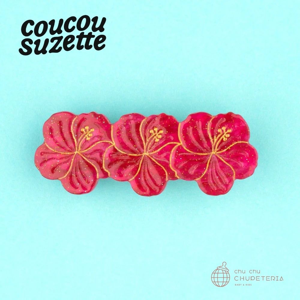 Rakuten - 【Coucou Suzette】Hibiscus Hair Clip /ヘッドアクセ ヘアクリップ クリップ バレッタ クロー かんざし クロー ヘアクロー ギフト プレゼント 正規代理店 花