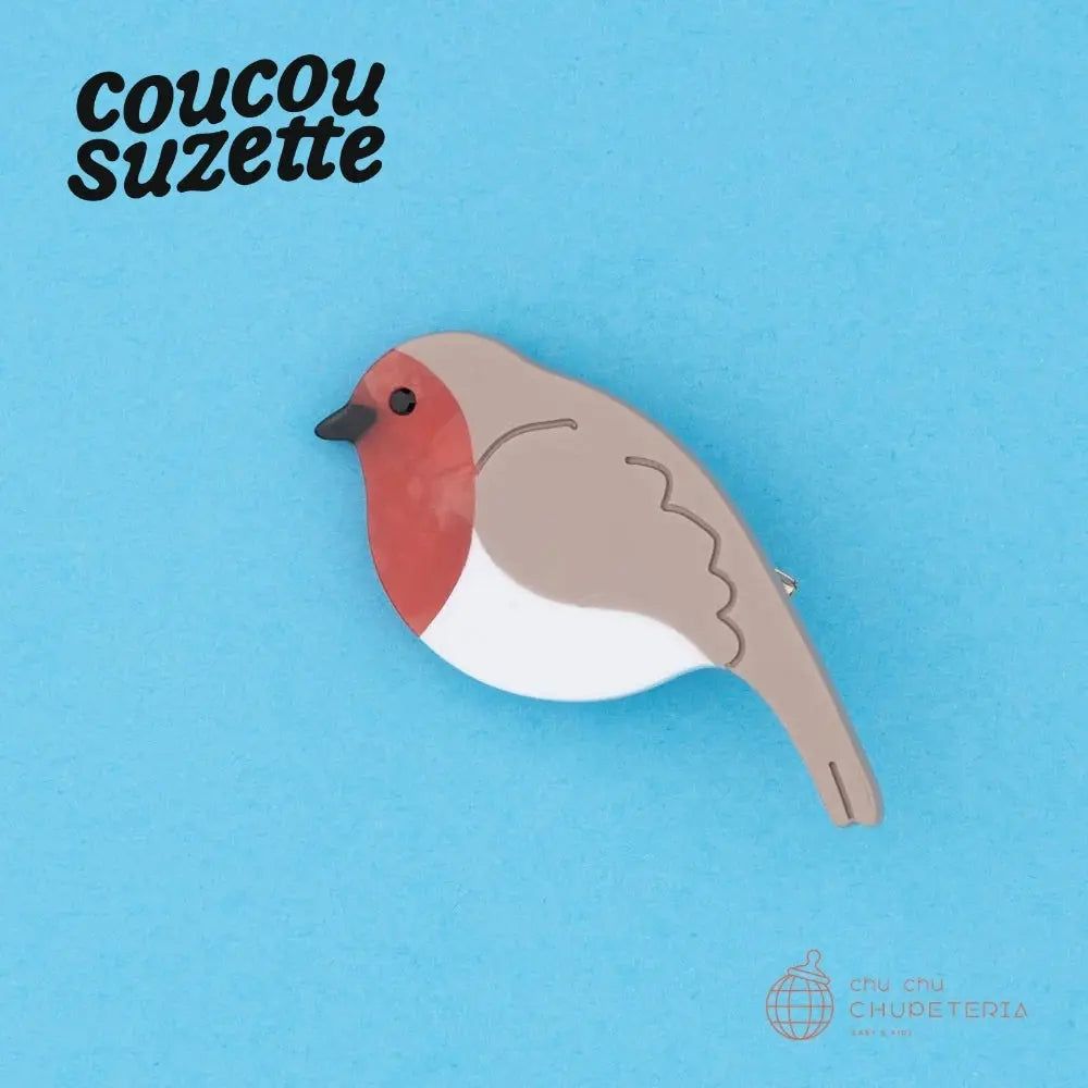 Rakuten - 【Coucou Suzette】Robin Hair Clip / ヘッドアクセ ヘアクリップ クリップ バレッタ かんざし クロー ヘアクロー ギフト プレゼント 正規代理店 鳥 とり コマドリ 駒鳥 クク ククシュゼット